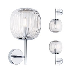 Obrázek pro produkt Selection Bathroom nástěnné svítidlo Ruya IP44 E14 230V max. 20W sklo/chrom - PAULMANN