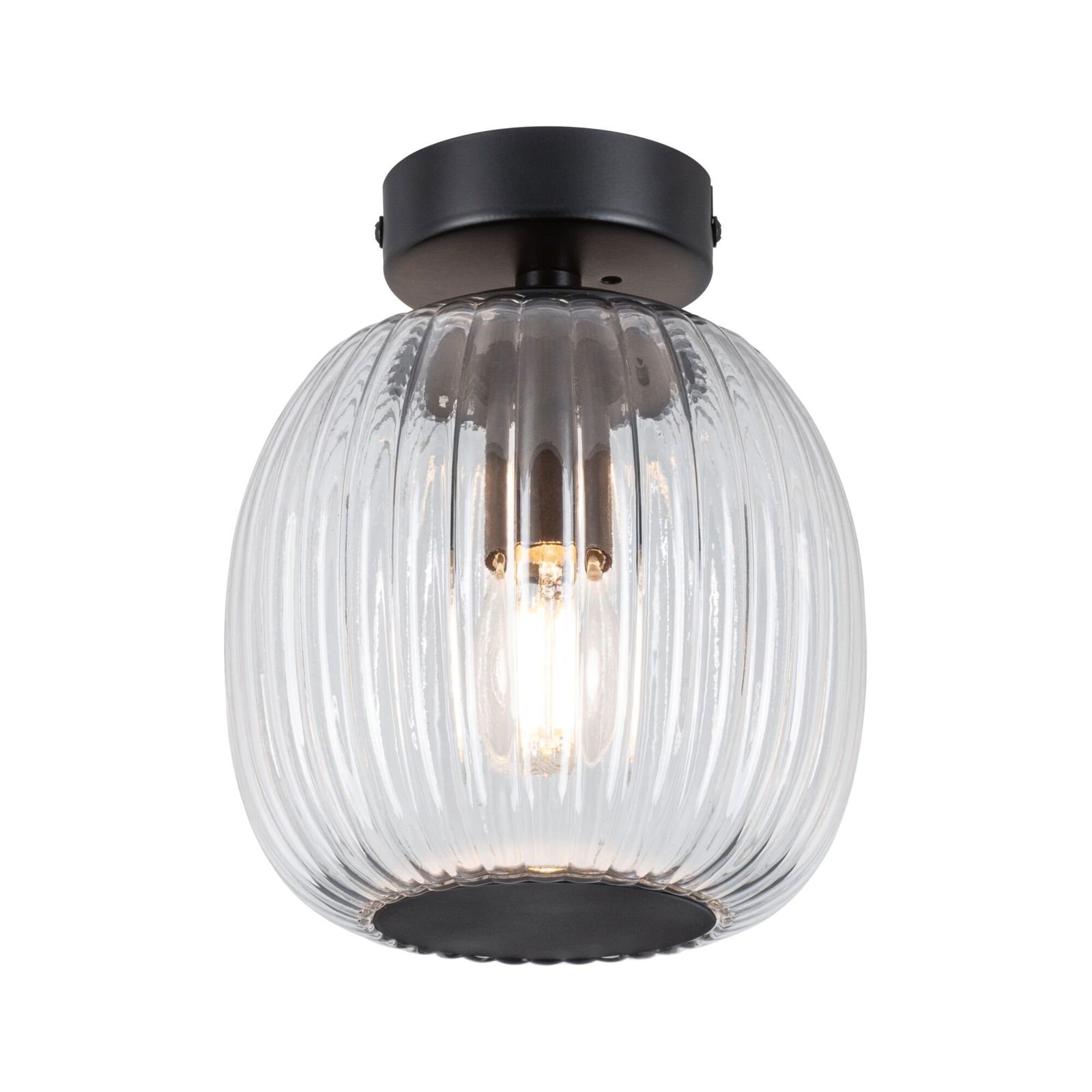 P 71145 LED stropní svítidlo Ruya IP44 E14 230V max. 20W sklo/černá mat - PAULMANN (obrázek 4)
