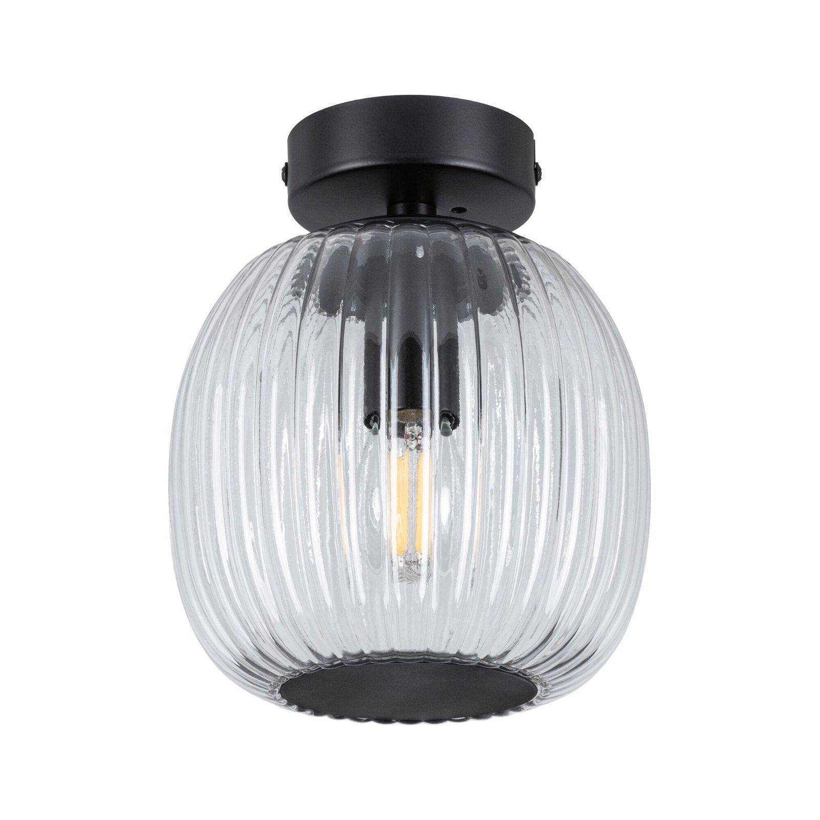 P 71145 LED stropní svítidlo Ruya IP44 E14 230V max. 20W sklo/černá mat - PAULMANN (obrázek 5)