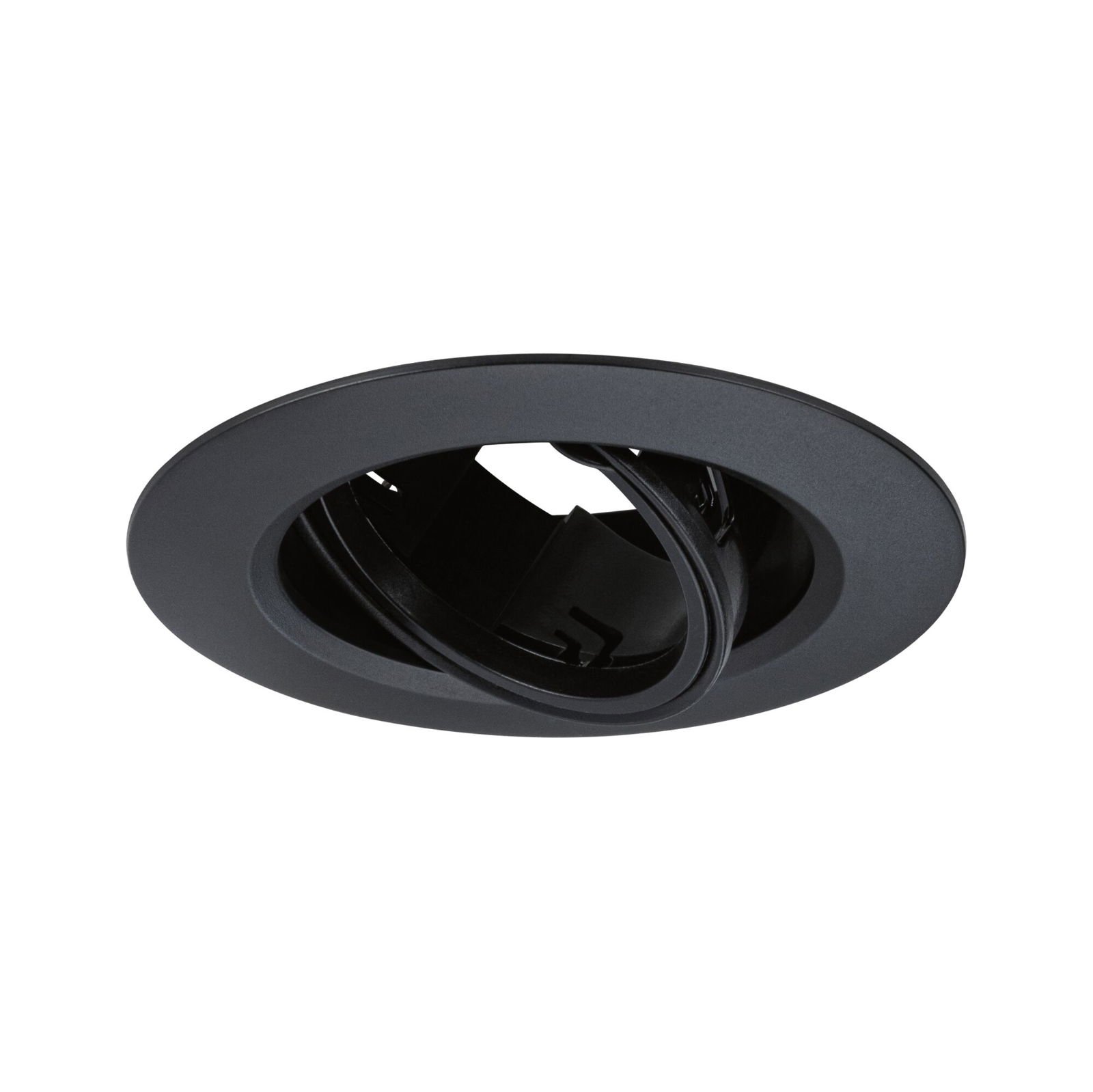 P 92111 Vestavné svítidlo 3ks-sada výklopné kruhové 90mm 30° GU10 max. 3x10W 230V černá - PAULMANN (obrázek 3)