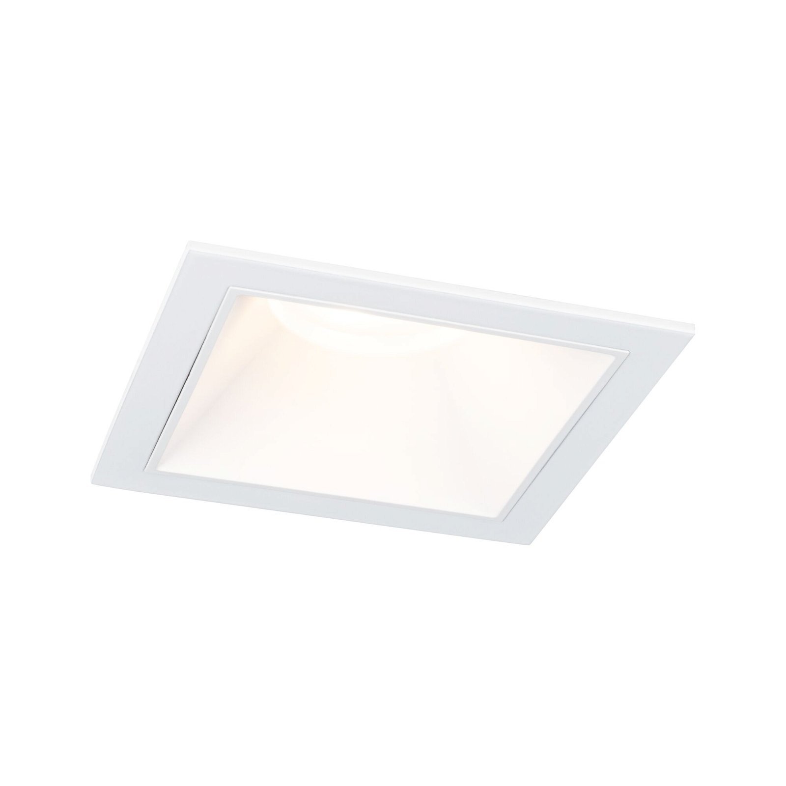 P 93128 LED vestavné svítidlo 3-krokové-stmívatelné Cole Coin IP44 hranaté 88x88mm Coin 6W 230V stmívatelné 2700K bílá - PAULMANN