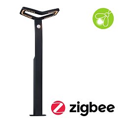 Obrázek pro produkt LED stojací svítidlo Smart Home Zigbee 3.0 Alara pohybové čidlo neláká hmyz IP44 hranaté 665mm 3000 - 2200K 10W 230V antracit kov - PAULMANN
