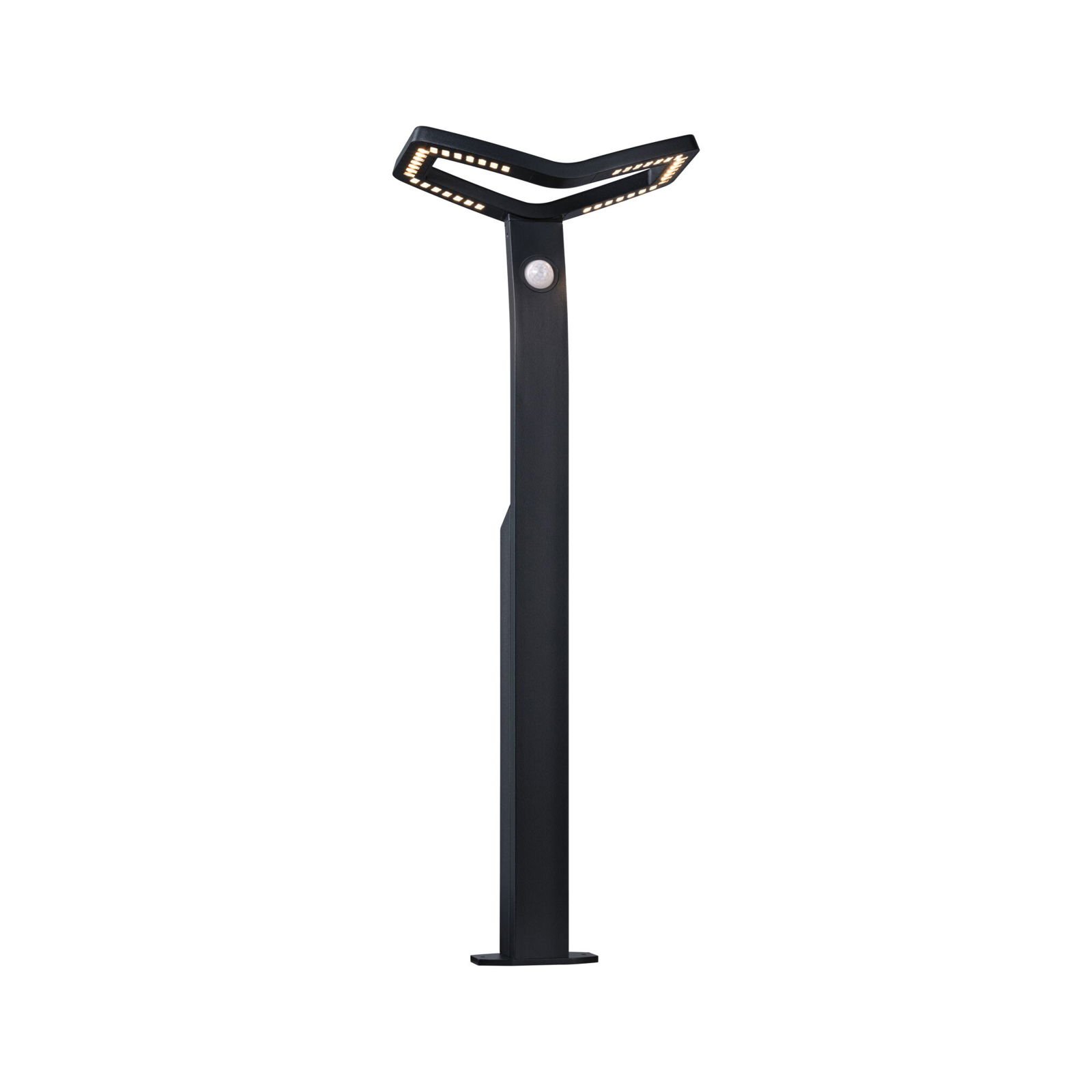 P 94796 LED stojací svítidlo Alara pohybové čidlo IP44 hranaté 665mm 3000K 10W 230V antracit kov - PAULMANN
