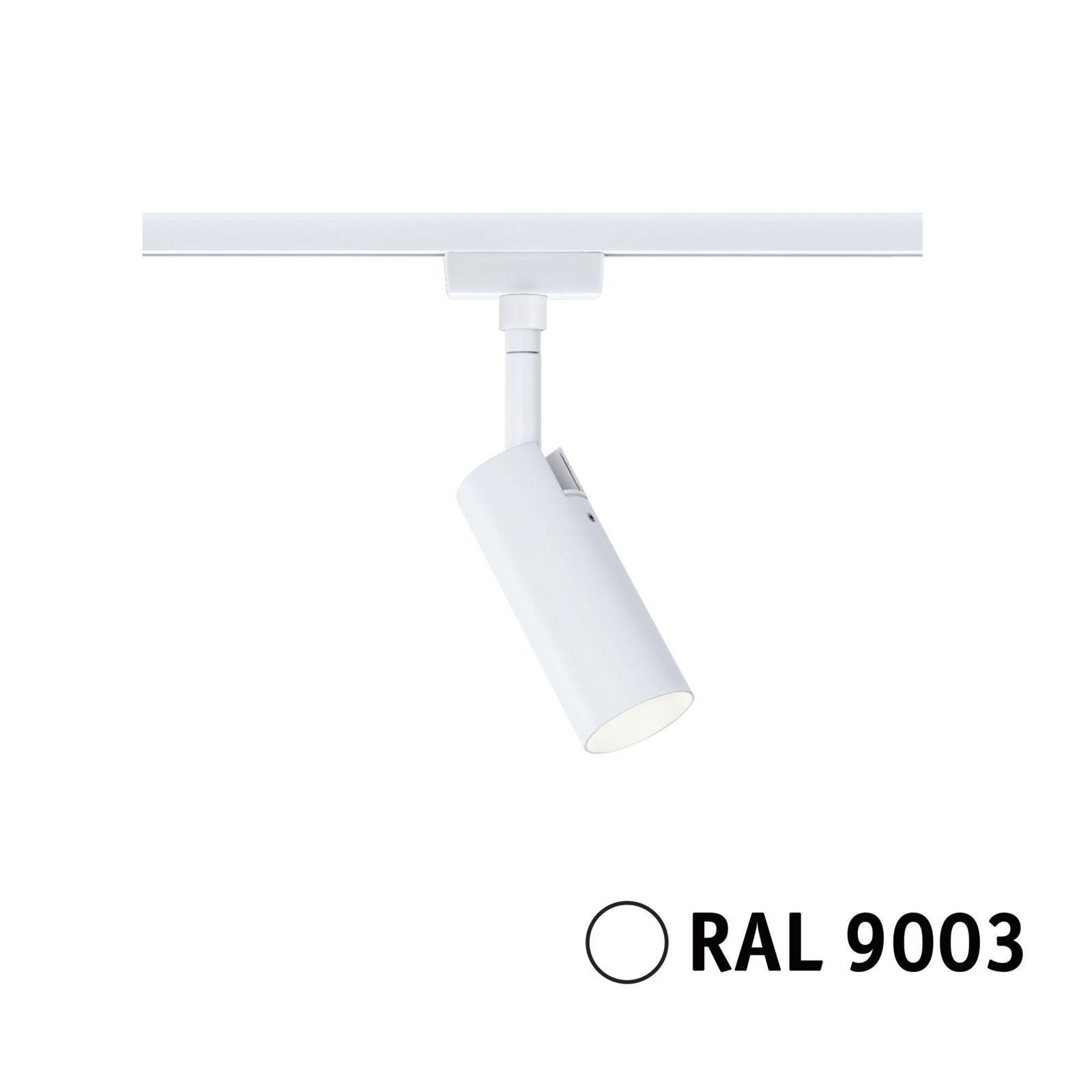 P 94889 URail LED lištový spot 3-krokové-stmívatelné Tubo spot 4W 3000K stmívatelné 230V bílá - PAULMANN