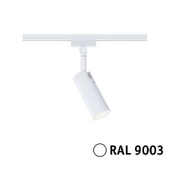 Obrázek pro produkt URail LED lištový spot 3-krokové-stmívatelné Tubo spot 4W 3000K stmívatelné 230V bílá - PAULMANN