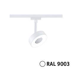 Obrázek pro produkt URail LED lištový spot Circle samostatné svítidlo 5W 4000K stmívatelné 230V bílá - PAULMANN