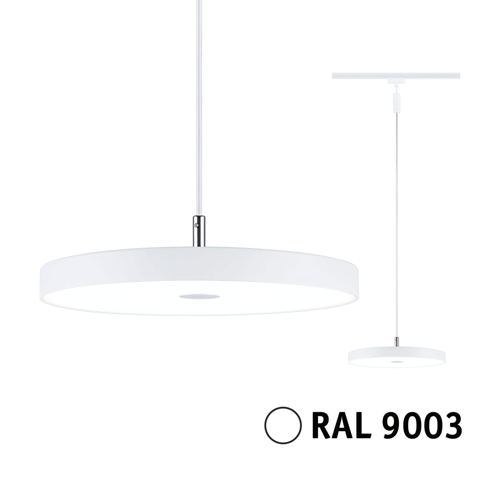 P 94902 URail LED závěs 3-krokové-stmívatelné Hildor 15W 4000K stmívatelné 230V bílá - PAULMANN