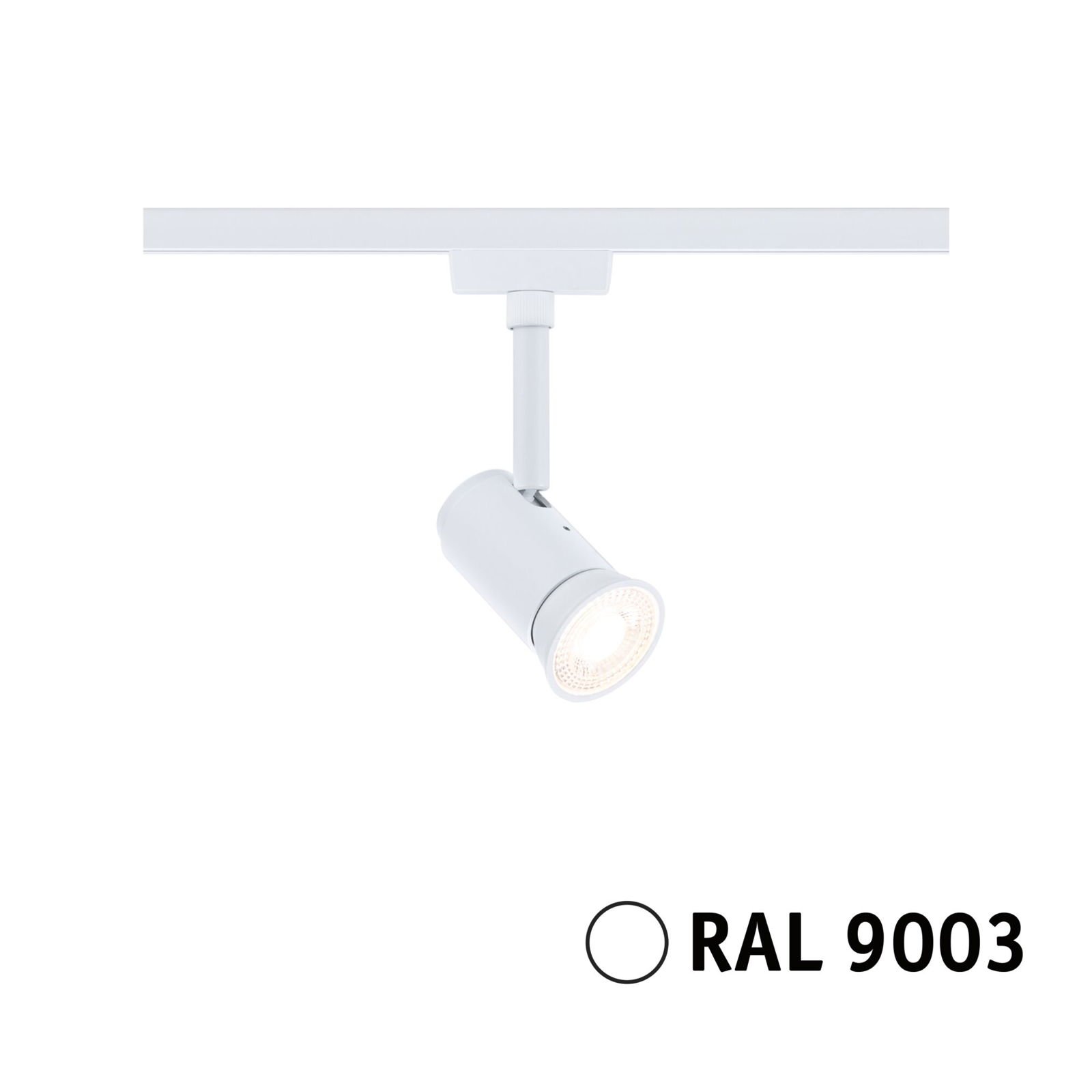 P 95620 URail lištový spot Runa GU10 max. 10W 230V bílá - PAULMANN
