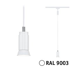 Obrázek pro produkt URail závěs Runa GU10 max. 10W 230V bílá - PAULMANN
