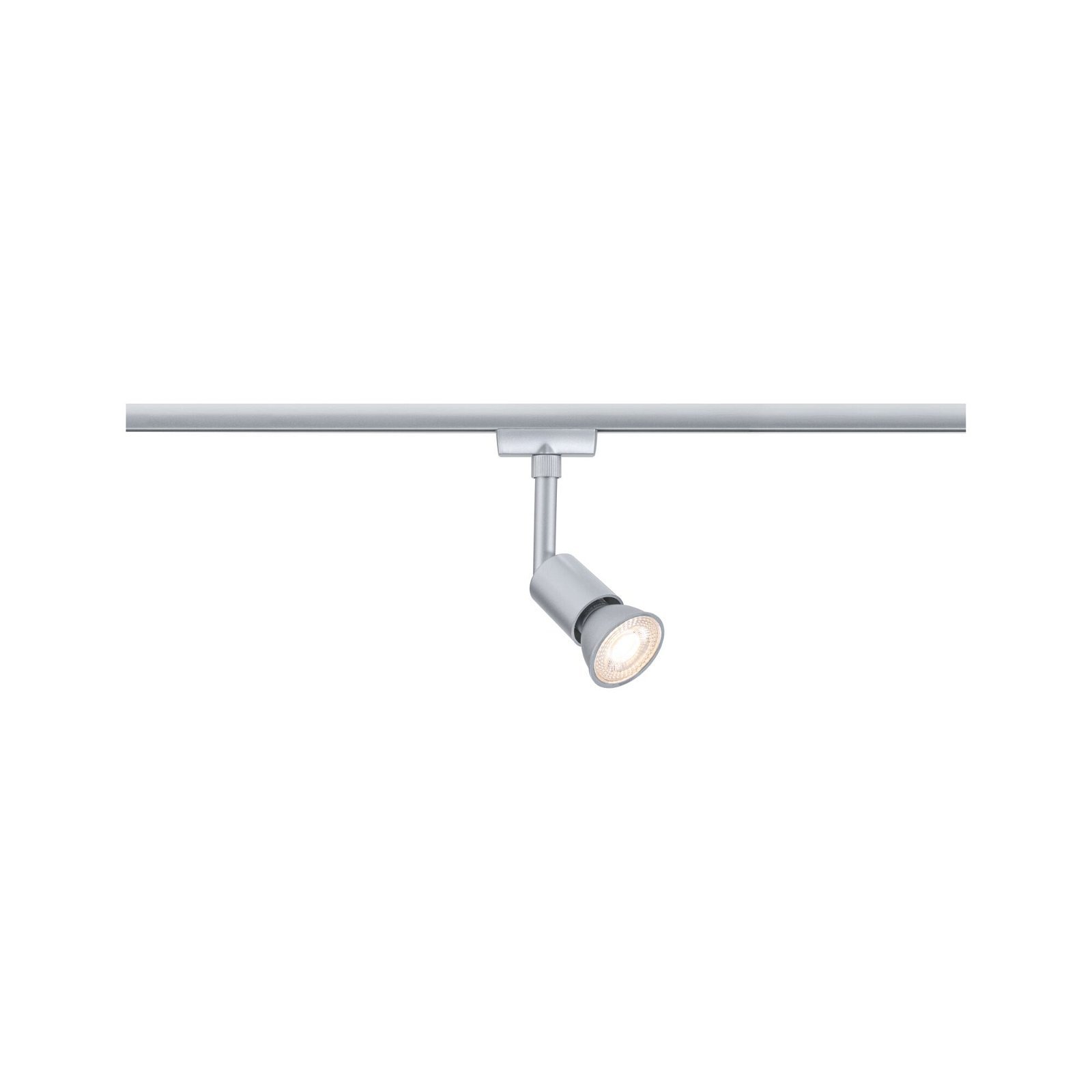 Levně P 95634 URail LED lištový spot Salt GU10 max. 10W 230V matný chrom - PAULMANN