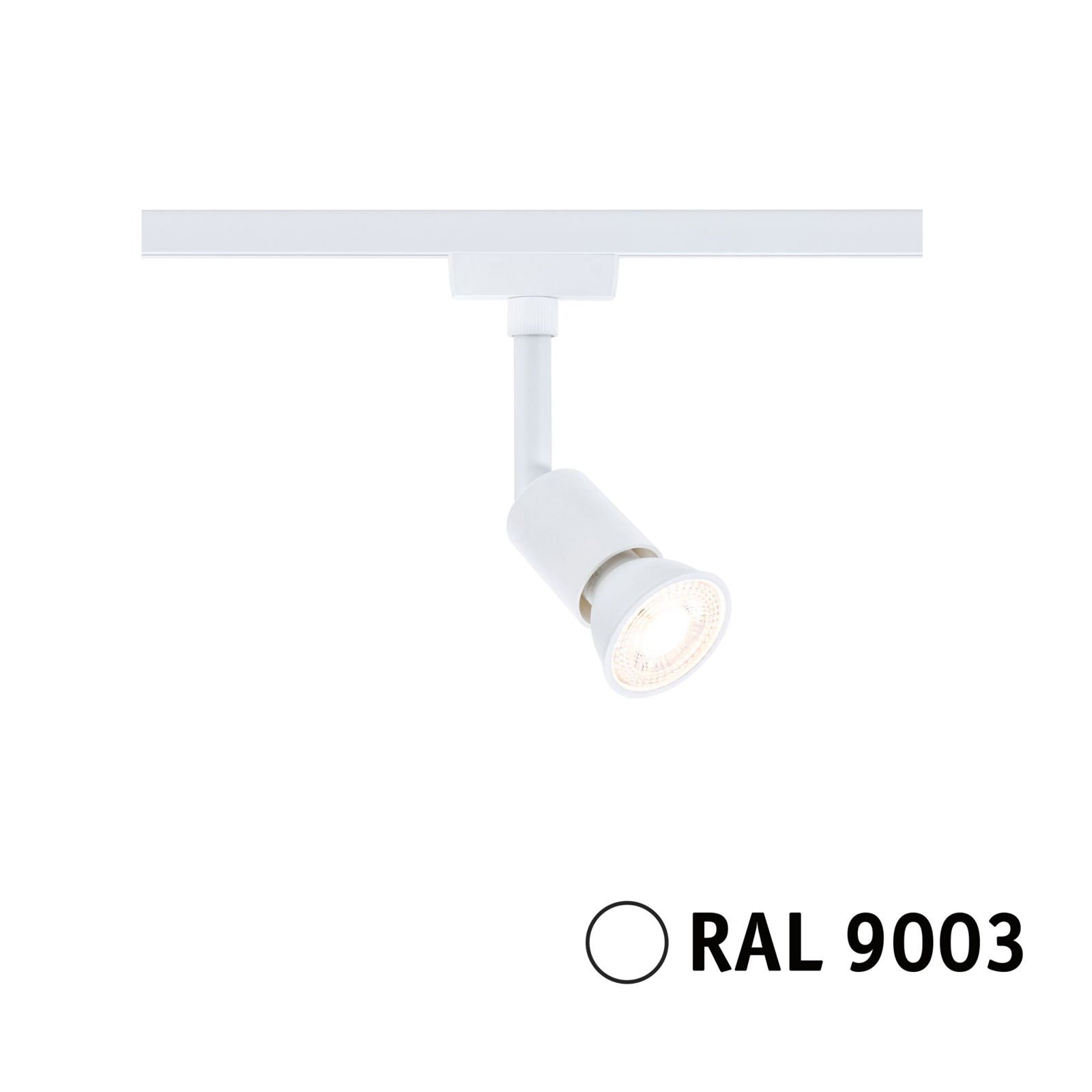 P 95635 URail LED lištový spot Salt GU10 max. 10W 230V bílá - PAULMANN