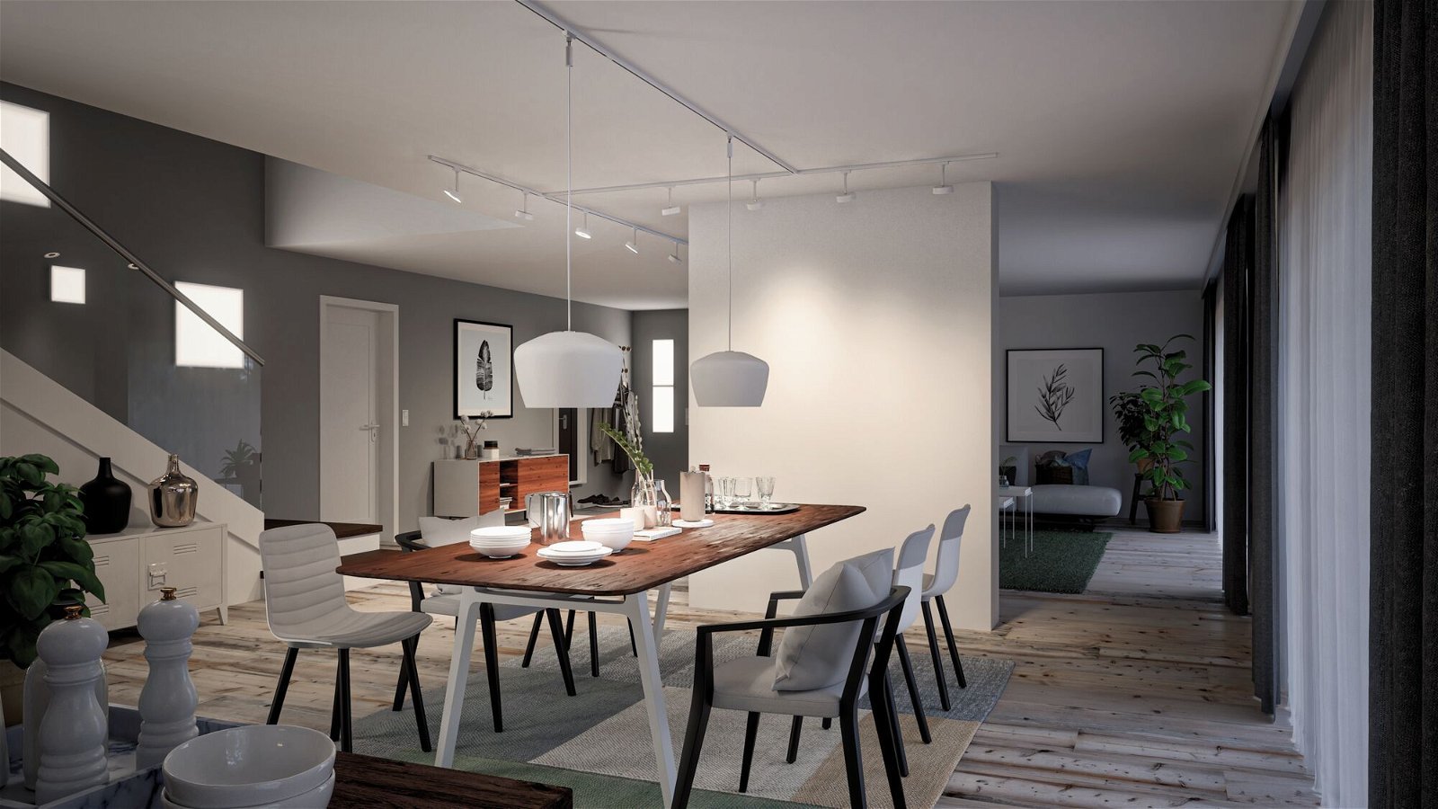 P 95640 URail lišta 1,5m 230V bílá - PAULMANN (obrázek 5)