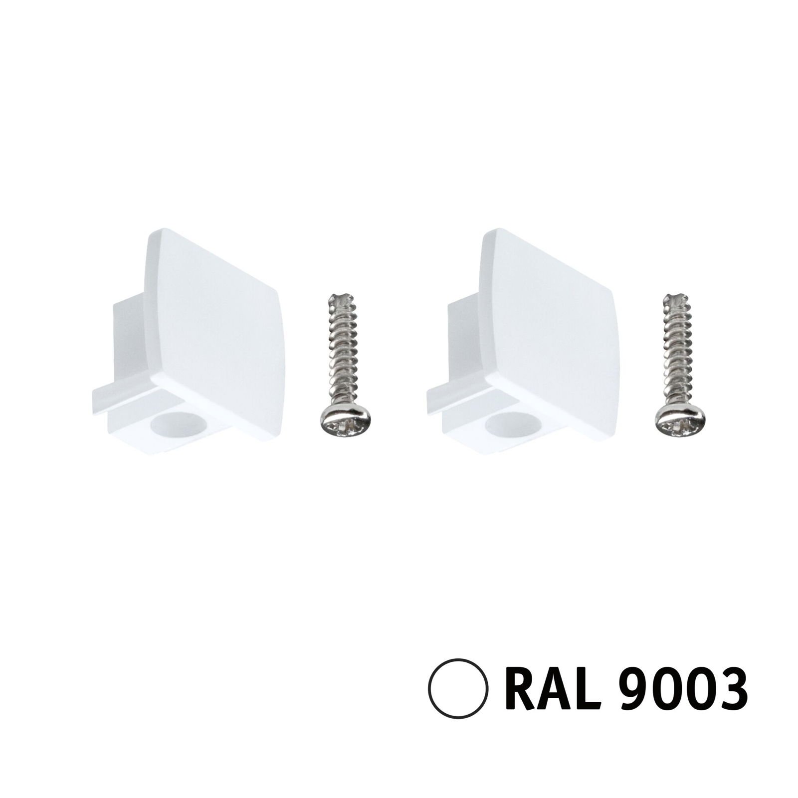 P 95653 URail koncovka 13x21mm bílá - PAULMANN