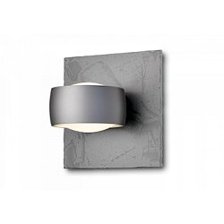 Obrázek pro produkt VÝPRODEJ VZORKU - Nástěnné svítidlo GRACE UNLIMITED fialovo šedá / beton / sklo satin 18W Tunable white Casambi - OLIGO