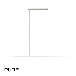 Obrázek pro produkt Závěsné svítidlo PURE Surface LED 3000K 125cm platina - PAUL NEUHAUS