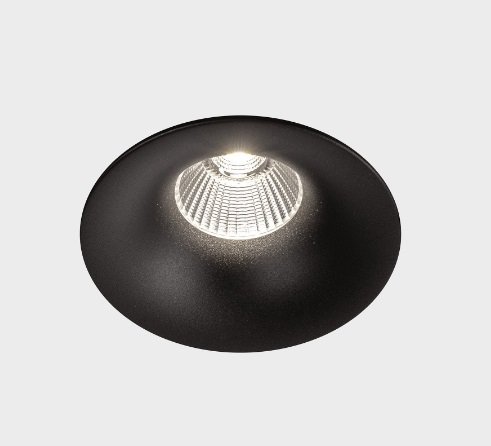 KHL K50153.01.RF.BK-BK.38.ST.9.30 Zápustné svítidlo LUXO IP65 černé 12W 3000K IP65 - KOHL-Lighting (starý kód: KHL K50153.BK.3K)