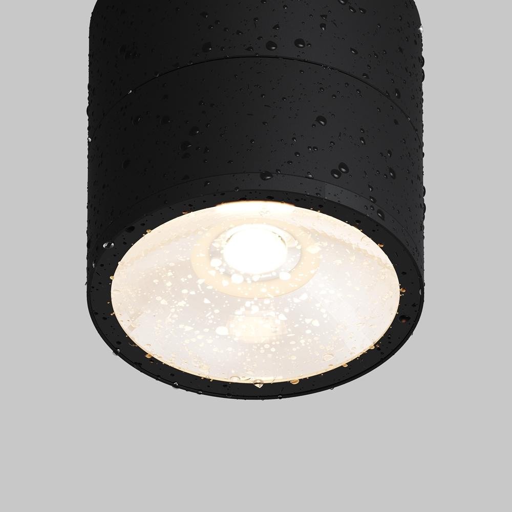 M O310CL-L5GF3K Stropní svítidlo Spin 3000K 5W teplá bílá 480lm černý kov IP54 - MAYTONI (obrázek 5)