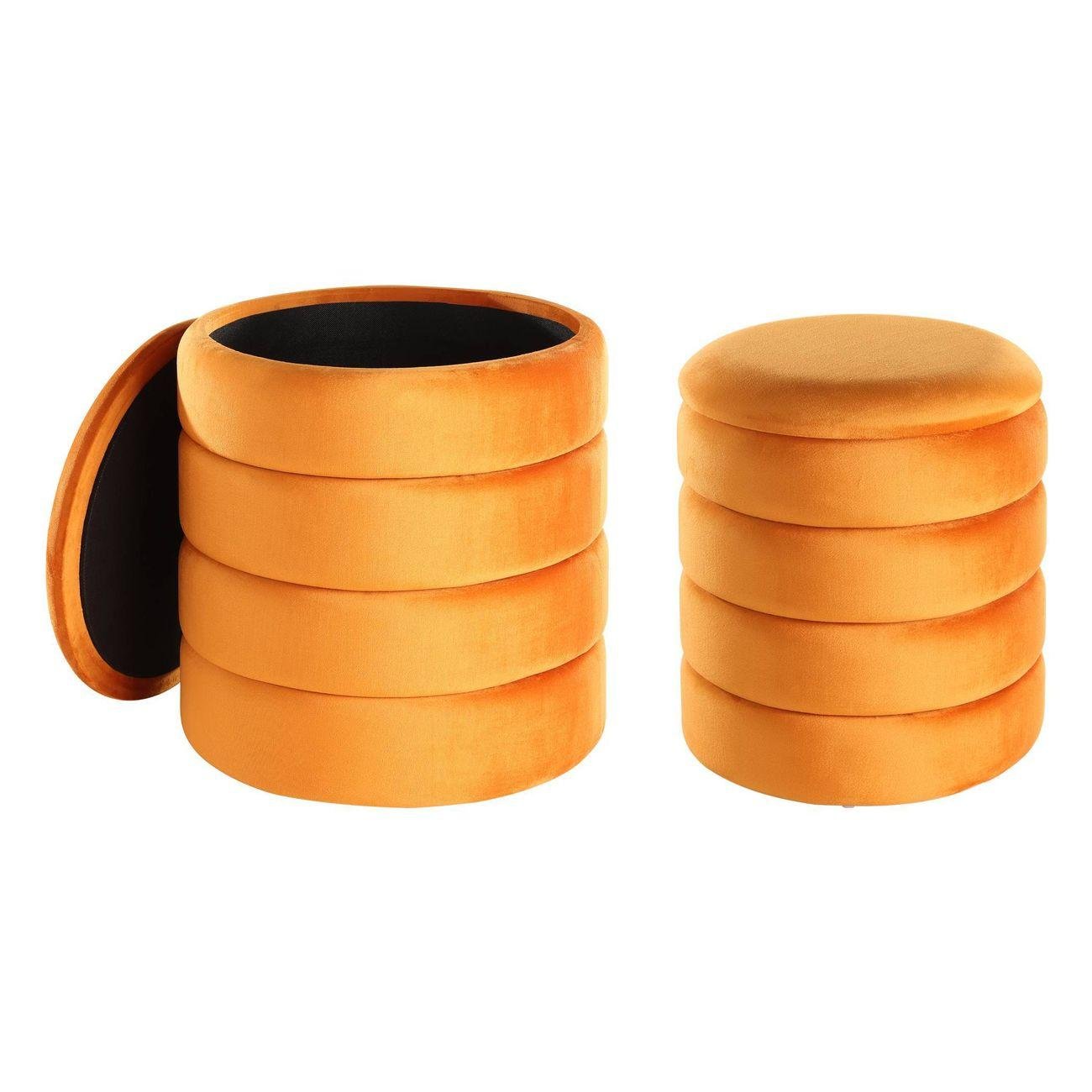 EG 424126 Taburetka 2 velikosti oranžová AMPAHAKA 424126 - LIVING