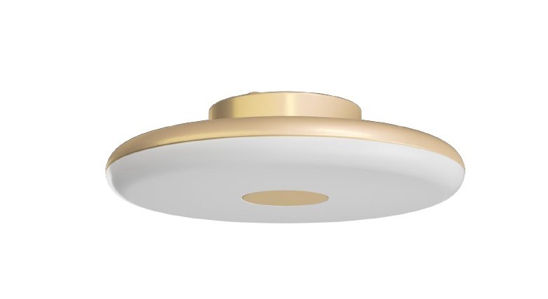 OS ZET10004 Přisazené LED svítidlo ZETA 1 FP 31W IP40 (LED-1L64E700K2H/FP91 GB 3K CRI90#) zlaté - OSMONT