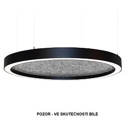 Obrázek pro produkt Závěsné svítidlo s akustickým panelem Belo_GI 700mm 29W 4970lm 4000K DALI bílá - ARCHILIGHT