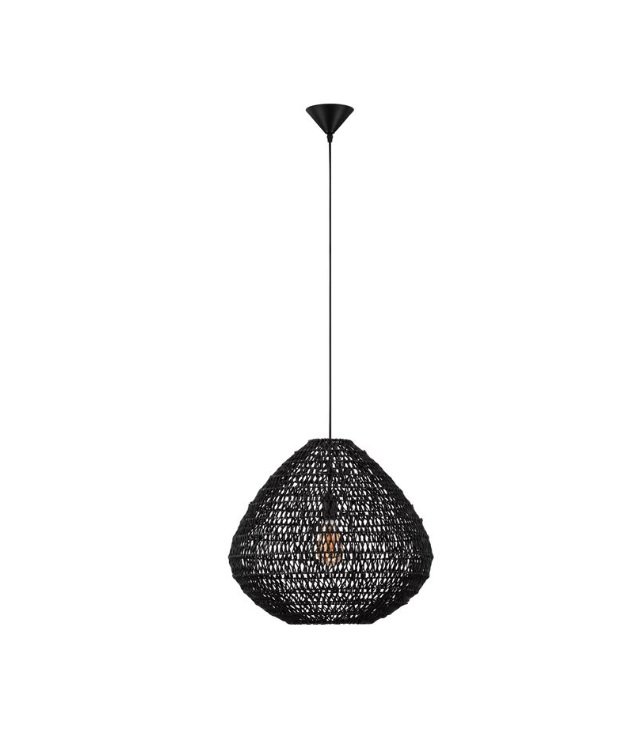 NV 9586518 AKCE - Závěsné svítidlo MELODY černé E27 12W 50cm - NOVA LUCE