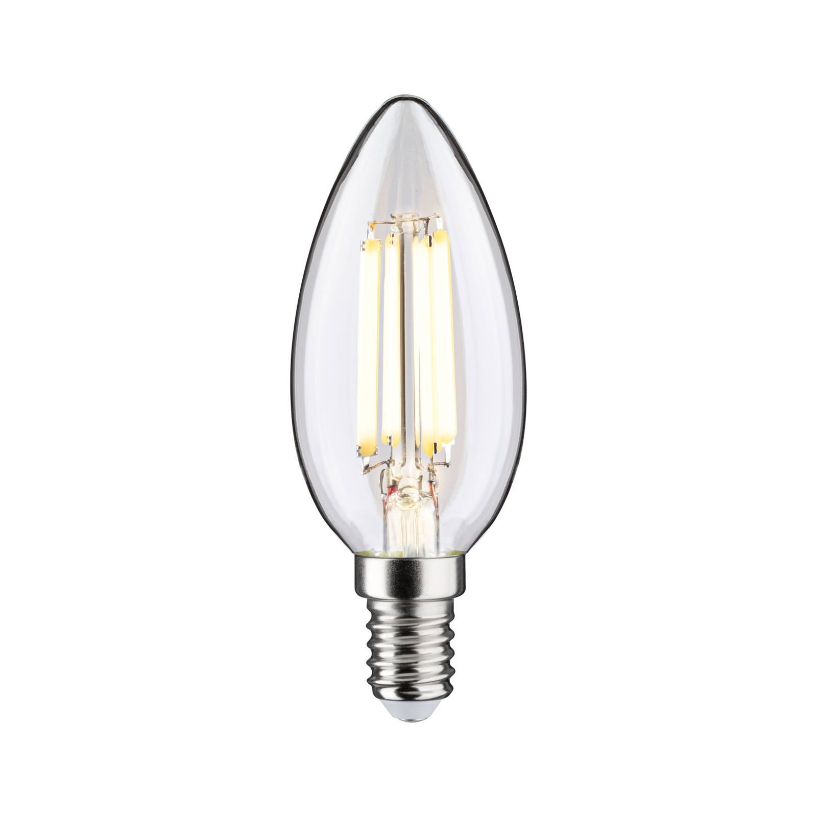 P 29195 Eco-Line Filament 230V LED svíčka E14 98mm 2,5W 3000K čirá - PAULMANN
