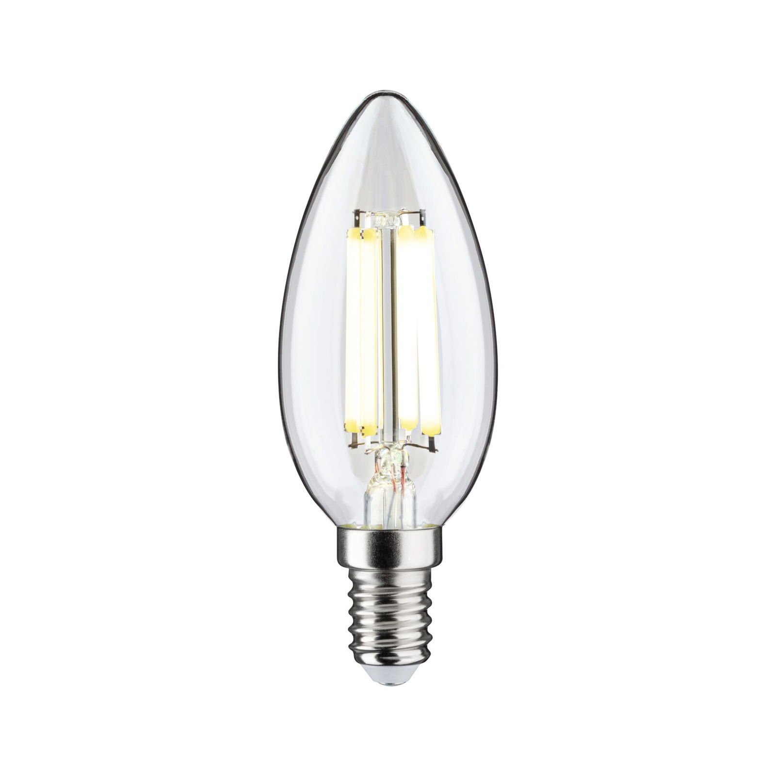 P 29196 Eco-Line Filament 230V LED svíčka E14 98mm 2,5W 4000K čirá - PAULMANN