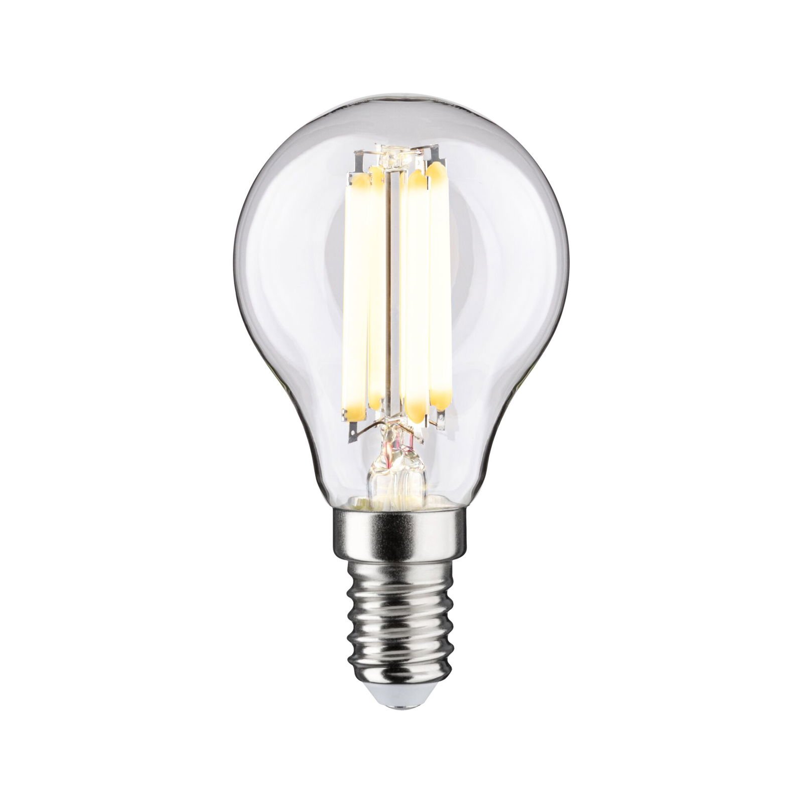 P 29197 Eco-Line Filament 230V LED kapka E14 82mm 2,5W 3000K čirá - PAULMANN