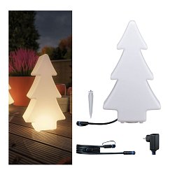 Obrázek pro produkt Plug & Shine set LED světelný objekt strom vč. 2m-kabel a trafo IP67 3000K 2,8W bílá - PAULMANN