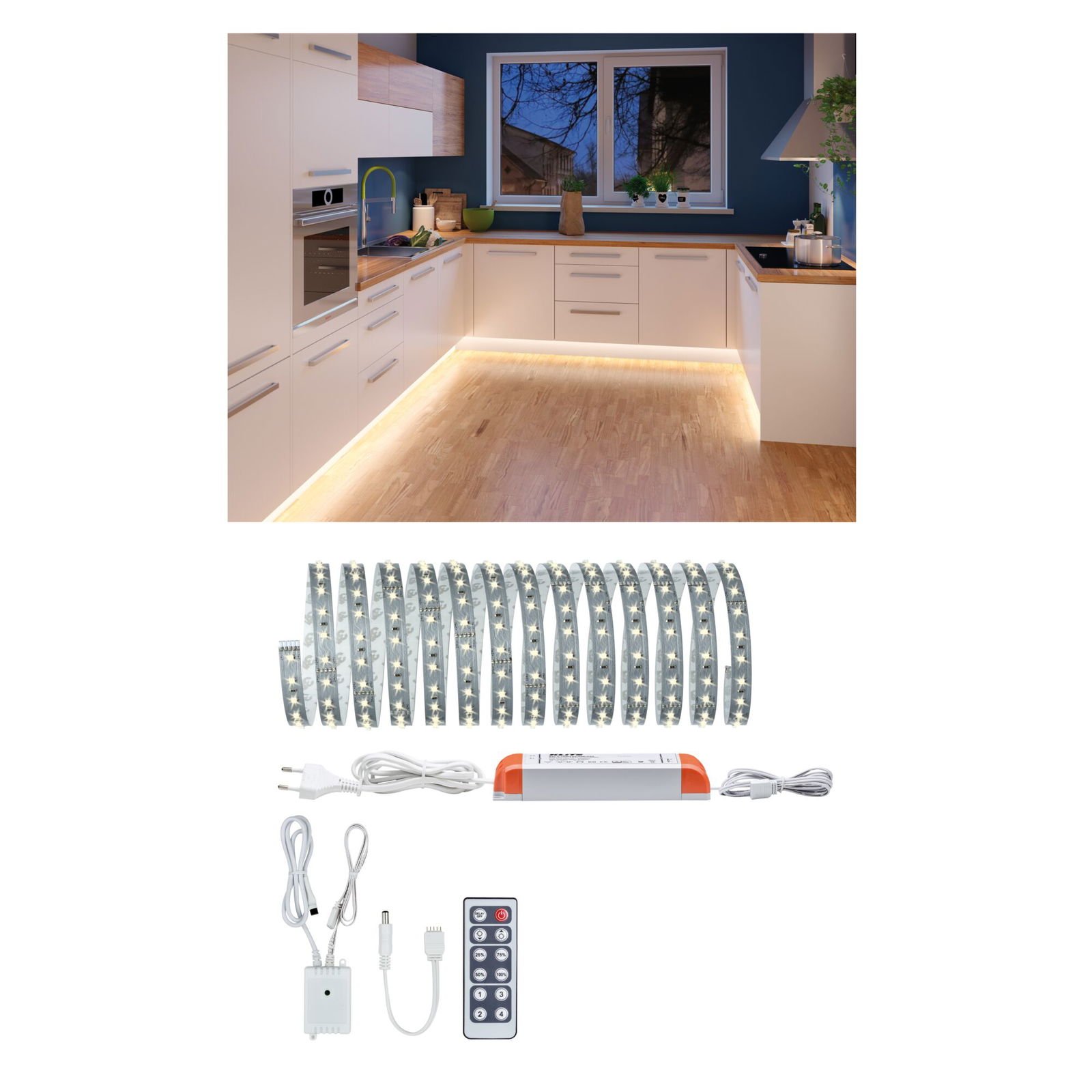 P 5059 MaxLED 500 kuchyňský set Comfort sokl 5m 30W 550lm/m 2700K 60VA - PAULMANN