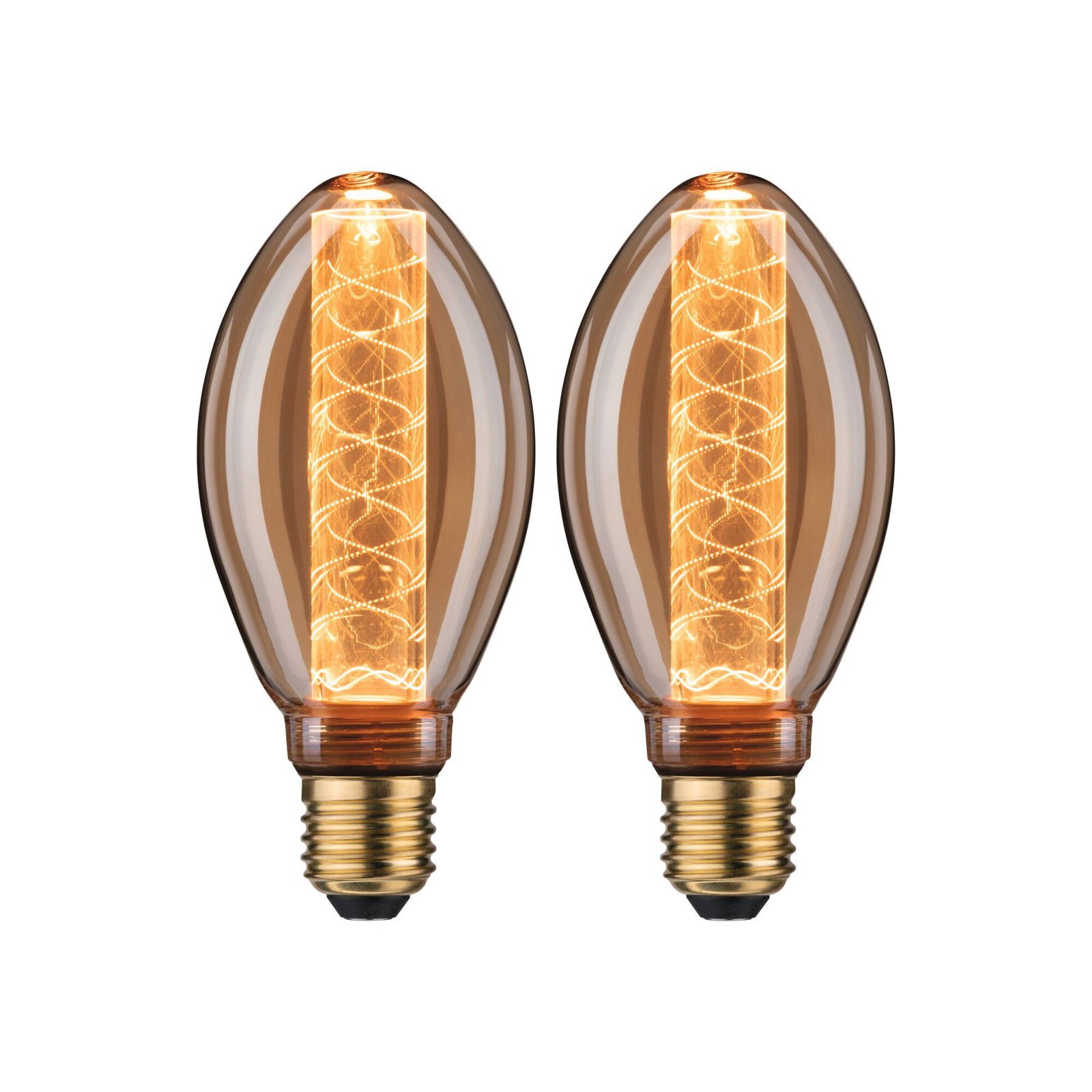 P 5072 Inner Glow Edition sada LED žárovka E27 230V 2x4W 1800K zlatá spirála - PAULMANN