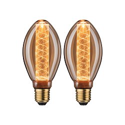 Obrázek pro produkt Inner Glow Edition sada LED žárovka E27 230V 2x4W 1800K zlatá spirála - PAULMANN