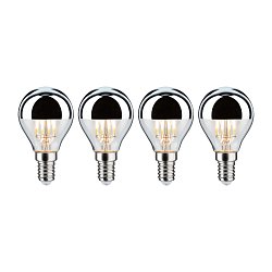 Obrázek pro produkt Modern Classic Edition set LED kapka zrcadlový svrchlík E14 230V 4x4,8W 2700K stmívatelné zrcadlový svrchlík stříbrná - PAULMANN