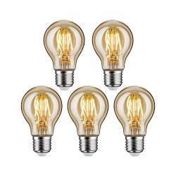 Obrázek pro produkt Vintage Edition set LED žárovka E27 230V 4,7W 2500K zlatá - PAULMANN