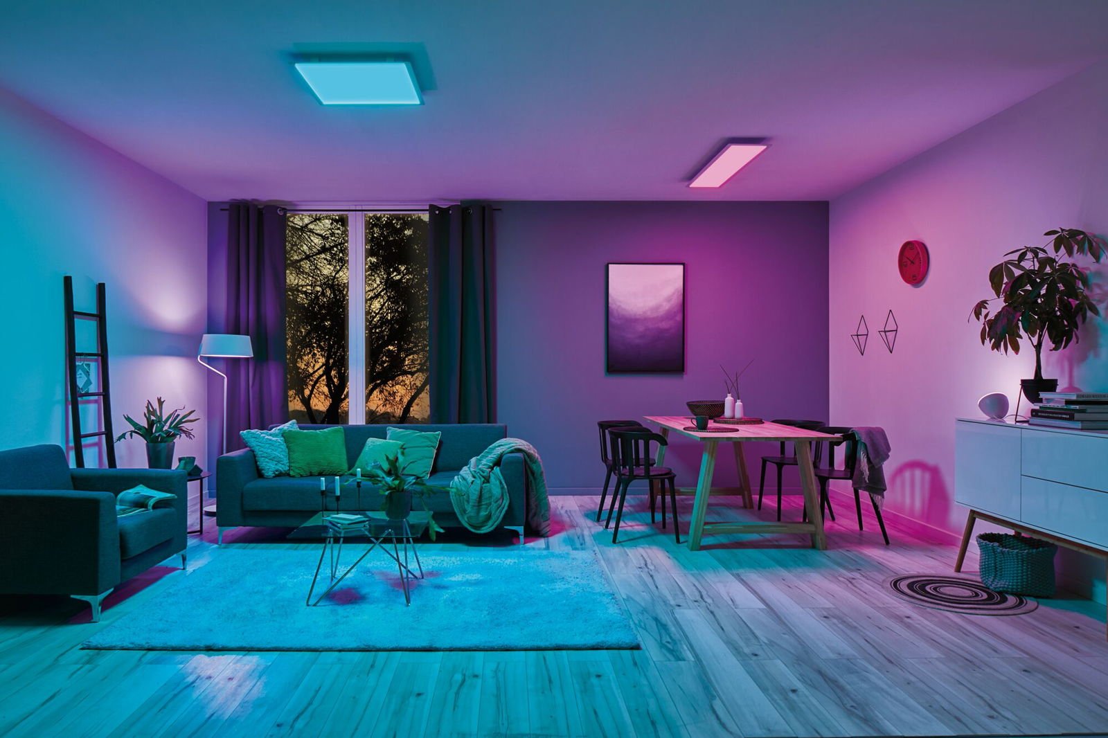 P 5170 Startovací sada Zigbee 3.0 Smart Home smik Gateway + LED Panel Amaris 72x84mm 35W RGBW+ bílá/antracit stmívatelné - PAULMANN (obrázek 9)