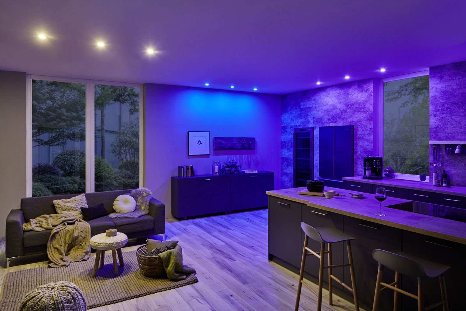 P 5181 Startovací sada Smart Home smik Gateway nástěnný ovladač + LED vestavné svítidlo Nova Plus Coin základní sada výklopné RGBW - PAULMANN (obrázek 10)