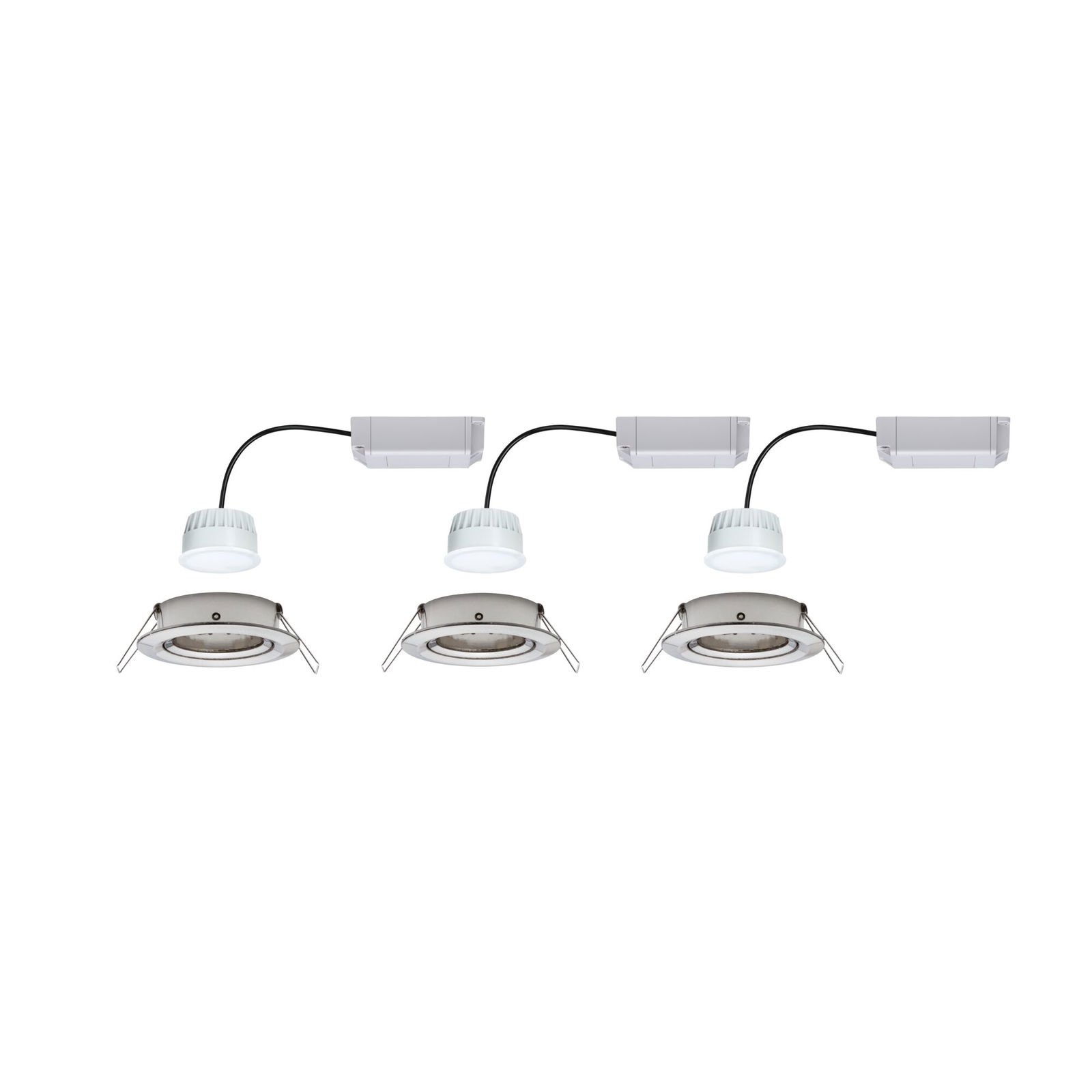 P 5181 Startovací sada Smart Home smik Gateway nástěnný ovladač + LED vestavné svítidlo Nova Plus Coin základní sada výklopné RGBW - PAULMANN (obrázek 22)