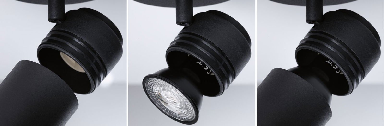 P 66777 Spotlight Zyli IP44 GU10 230V max. 3x10W stmívatelné černá mat - PAULMANN (obrázek 4)