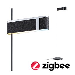 Obrázek pro produkt LED stojací svítidlo Smart Home Zigbee 3.0 Jagun měnitelná bílá 19,5W antracit plsť/umělá hmota/kov - PAULMANN