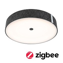 Obrázek pro produkt LED stropní svítidlo Smart Home Zigbee 3.0 Malika měnitelná bílá 230V 26W stmívatelné antracit - PAULMANN