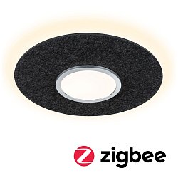 Obrázek pro produkt LED stropní svítidlo Smart Home Zigbee 3.0 Tulga měnitelná bílá / 19 / 1x9W antracit stmívatelné - PAULMANN
