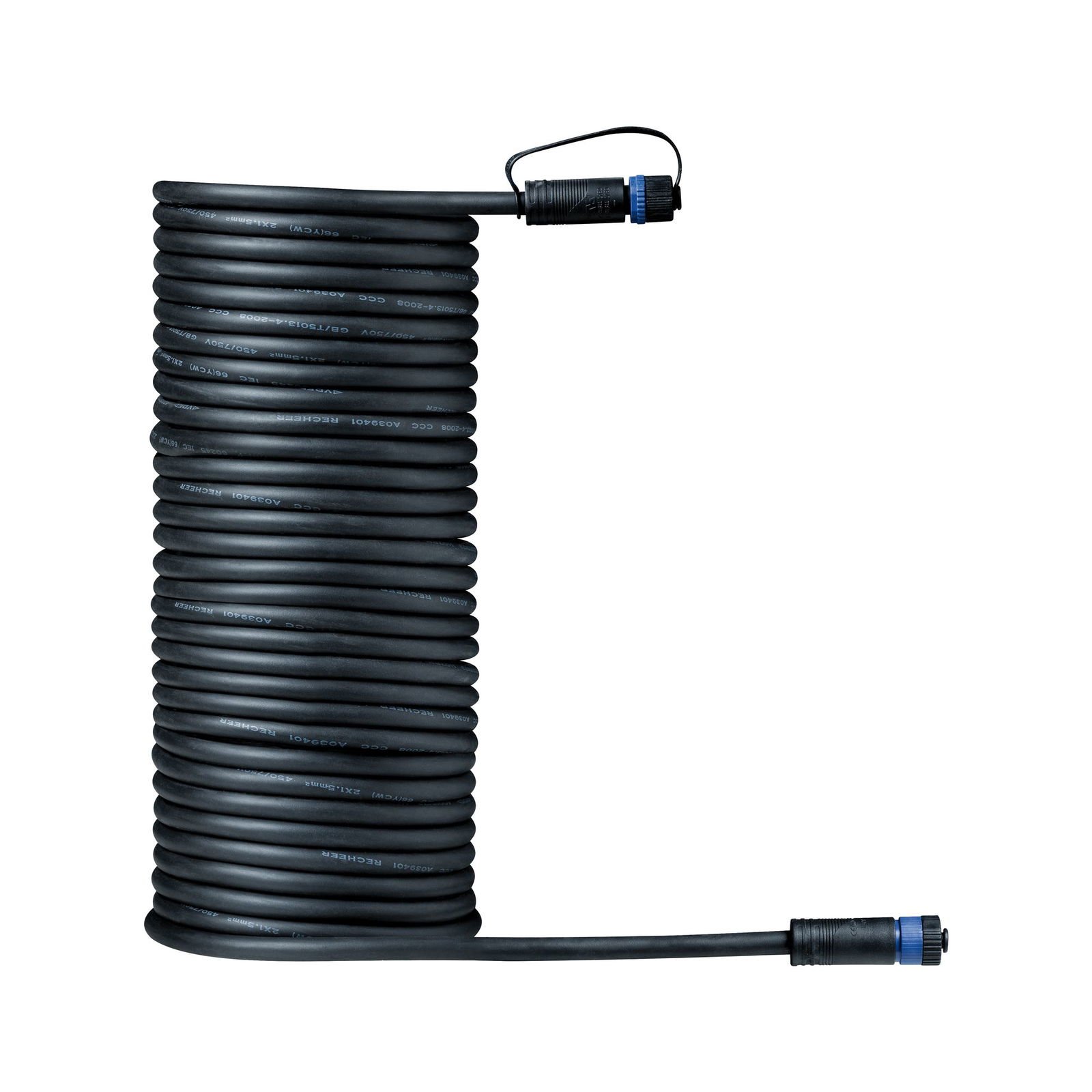P 94277 Plug & Shine kabel 10m IP68 černá - PAULMANN