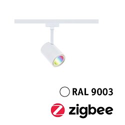 Obrázek pro produkt URail LED lištový spot Smart Home Zigbee 3.0 Luxe GU10 4,8W RGBW+ stmívatelné 230V bílá - PAULMANN