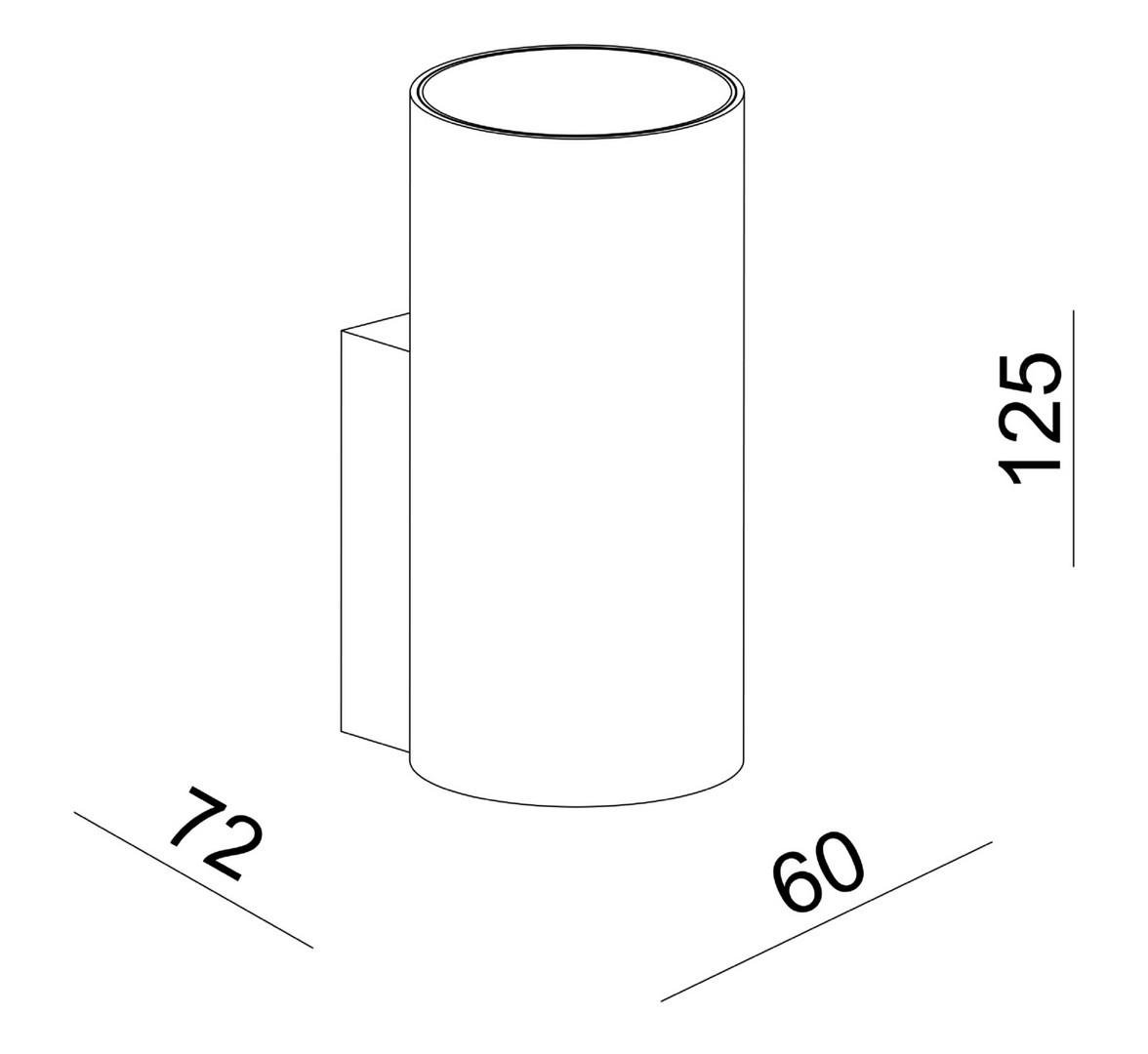 Obrázek produktu Deko-Light nástěnné přisazené svítidlo - Can IP20, 1x 7,5 W GU10, černá - LIGHT IMPRESSIONS 10 Obrázek produktu Deko-Light nástěnné přisazené svítidlo - Can IP20, 1x 7,5 W GU10, černá - LIGHT IMPRESSIONS 10