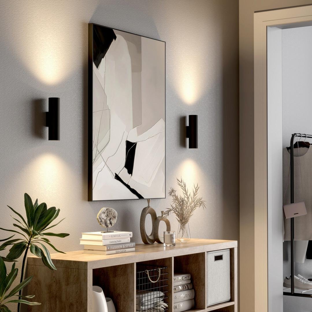 Obrázek produktu Deko-Light nástěnné přisazené svítidlo - Can IP20 up & down, 2x 7,5 W GU10, černá - LIGHT IMPRESSIONS 8 Obrázek produktu Deko-Light nástěnné přisazené svítidlo - Can IP20 up & down, 2x 7,5 W GU10, černá - LIGHT IMPRESSIONS 8