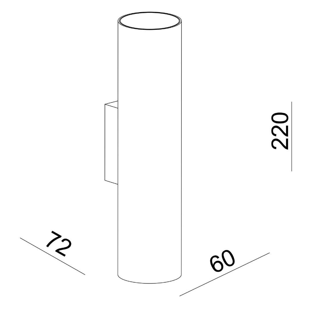 Obrázek produktu Deko-Light nástěnné přisazené svítidlo - Can IP20 up & down, 2x 7,5 W GU10, černá - LIGHT IMPRESSIONS 9 Obrázek produktu Deko-Light nástěnné přisazené svítidlo - Can IP20 up & down, 2x 7,5 W GU10, černá - LIGHT IMPRESSIONS 9