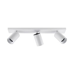 Obrázek pro produkt Deko-Light stropní přisazené svítidlo Can Tilt hranaté, 3x 7,5 W GU10, bílá - DEKOLIGHT