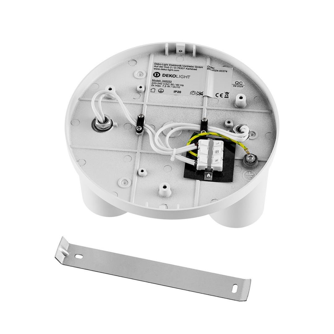 IMPR 348253 Deko-Light stropní přisazené svítidlo Can Tilt kulaté, 2x 7,5 W GU10, bílá (obrázek 4)