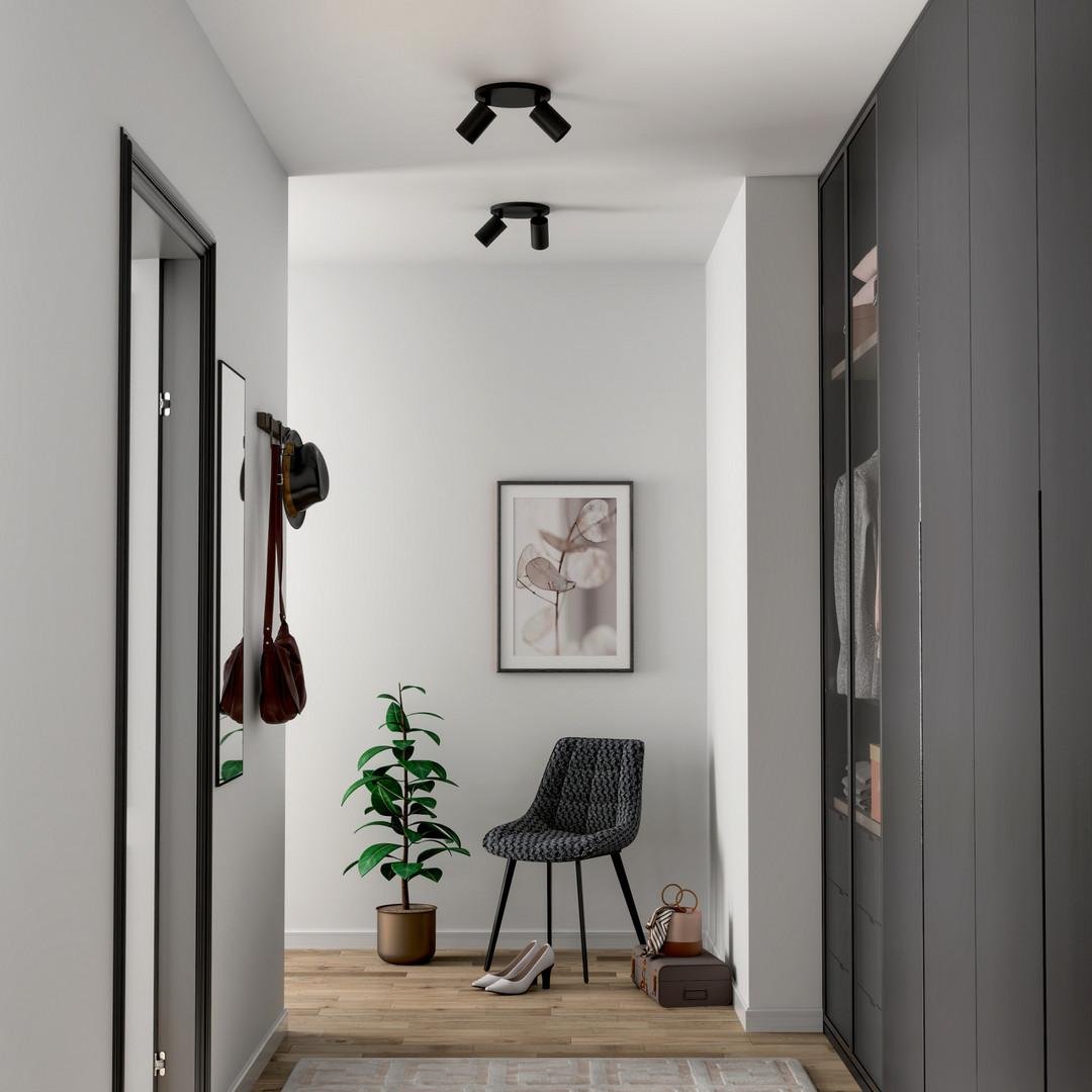 IMPR 348254 Deko-Light stropní přisazené svítidlo Can Tilt kulaté, 2x 7,5 W GU10, černá (obrázek 10)