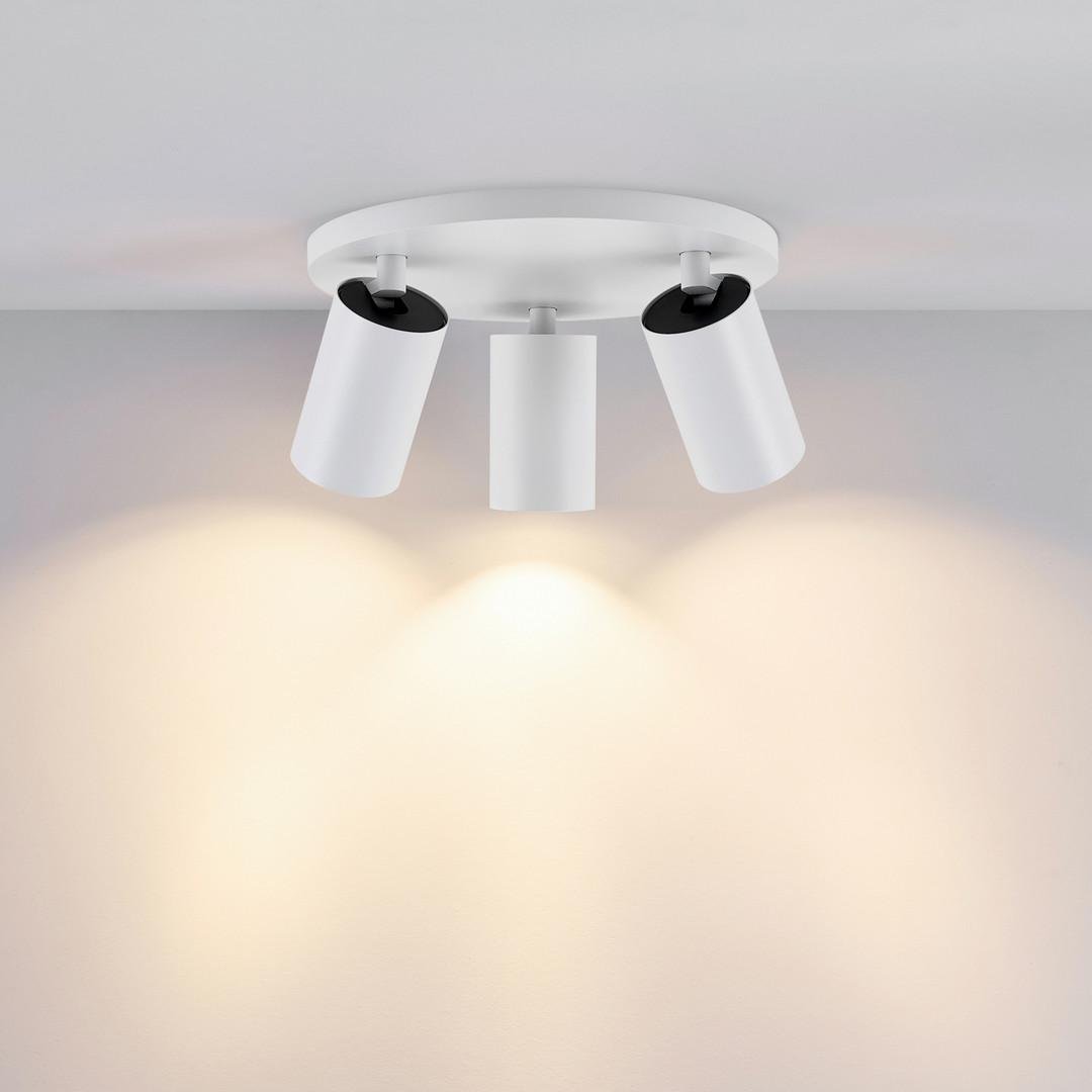 Obrázek produktu Deko-Light stropní přisazené svítidlo - Can Tilt kulaté, 3x 7,5 W GU10, bílá - LIGHT IMPRESSIONS 2 Obrázek produktu Deko-Light stropní přisazené svítidlo - Can Tilt kulaté, 3x 7,5 W GU10, bílá - LIGHT IMPRESSIONS 2